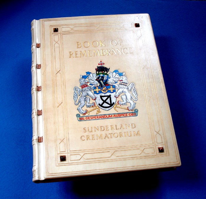 Sunderland crematorium book of remembrance