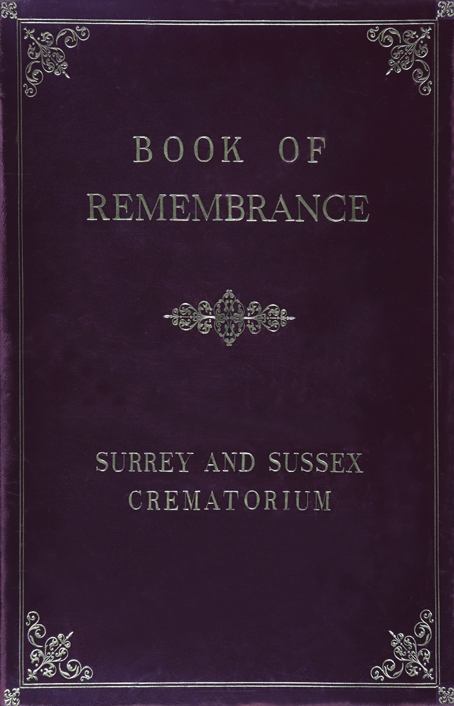 Surrey and Sussex Crematorium's Book of Remembrance