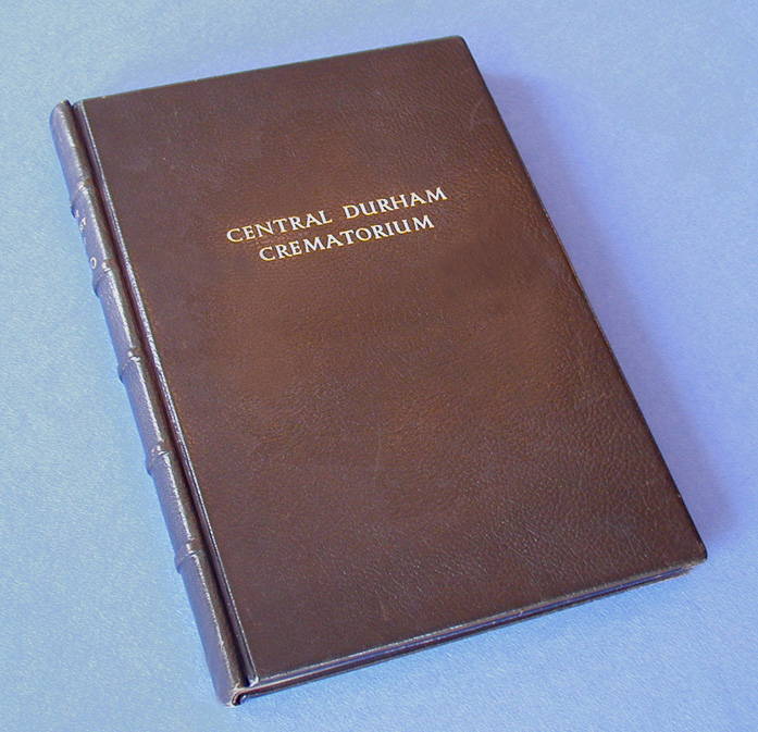 Durham Crematorium's Book of Remembrance